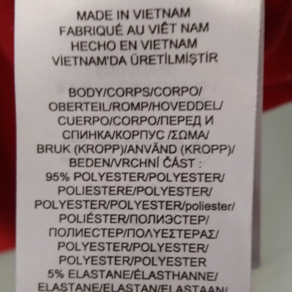 Ralph Lauren Red Surplice Neckline Draped Ruched Long Sleeved Stretch Dress Sz12 - Picture 7 of 14